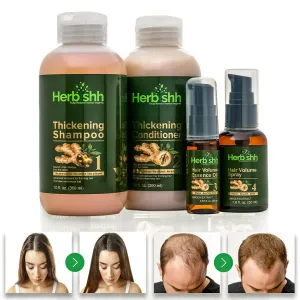 Hair Volumizing Ultimate Kit: 4 Items in 1 Set - Herbishh