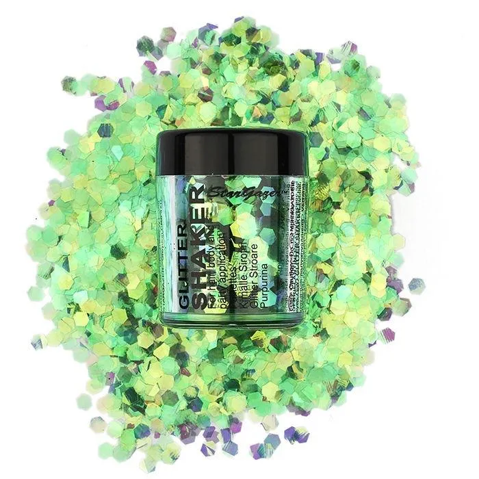 Stargazer UV Green Chunky Glitter Shaker Pot 5g