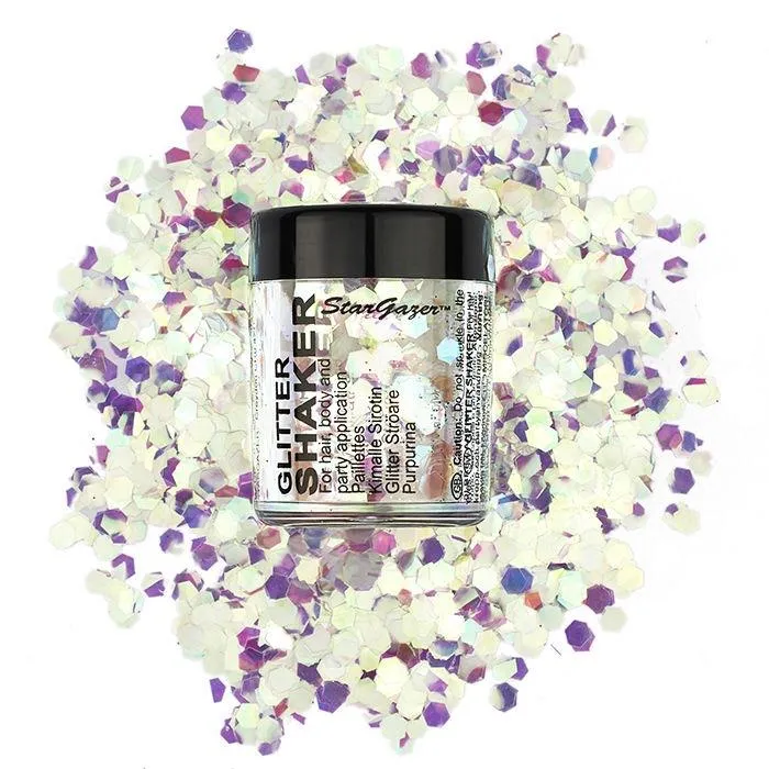 Stargazer UV White Chunky Glitter Shaker Pot 5g