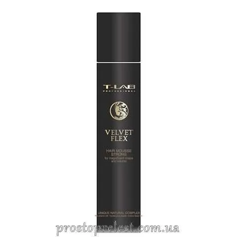 T-Lab Professional Velvet Flex Hair Mousse Strong - Мус для волосся сильної фіксації